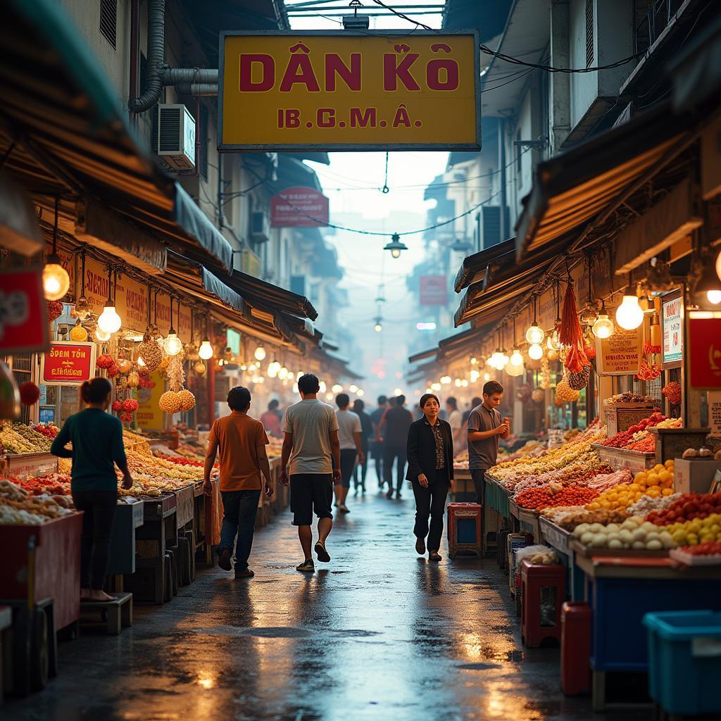 Khung canh sam uat tai Chợ An Đông Quận 5 Thành phố Hồ Chí Minh noi hoi tu kinh doanh va van hoa